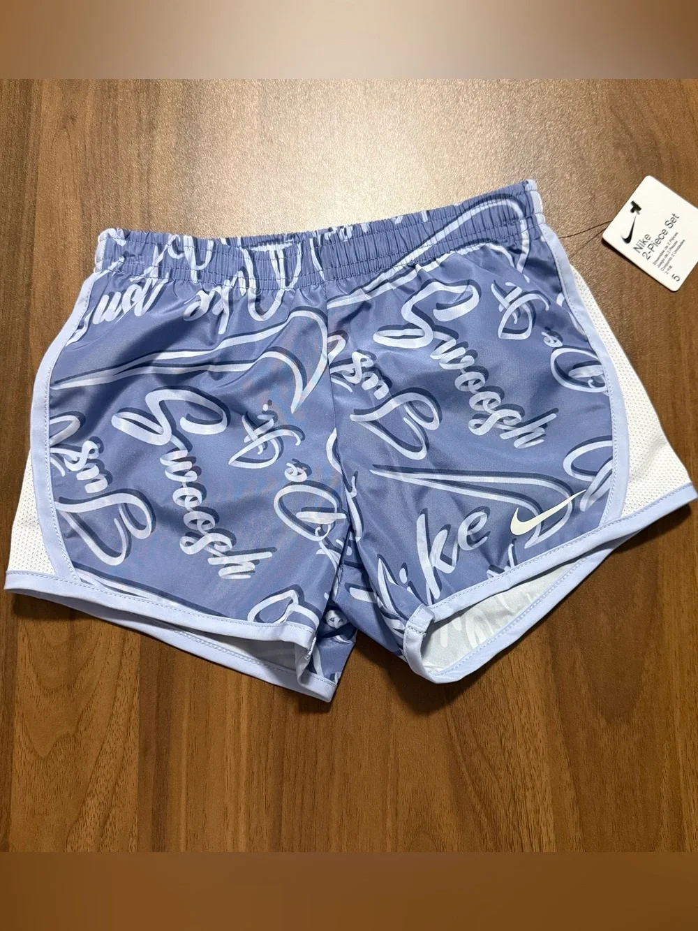 Nike Girls Outfit 2 Piece Matching Set Size 5 Shirt and Shorts New